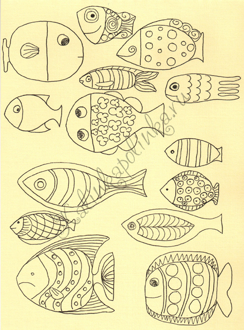 рисунок рыбок