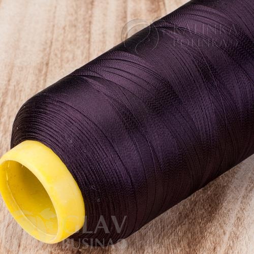Нитки для сережек-кисточек темно-пурпурные на катушке 12см, вес 100г, 3500м, толщина 120D/2, цена указана за катушку