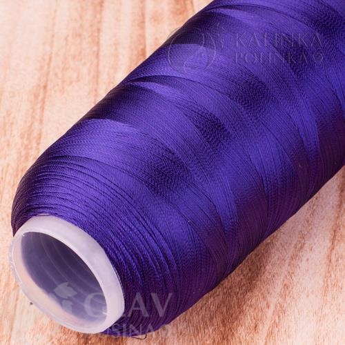 Фиолетовые нитки для сережек-кисточек на катушке 12см, вес 100г, 3500м, толщина 120D/2, доступная цена за катушку.