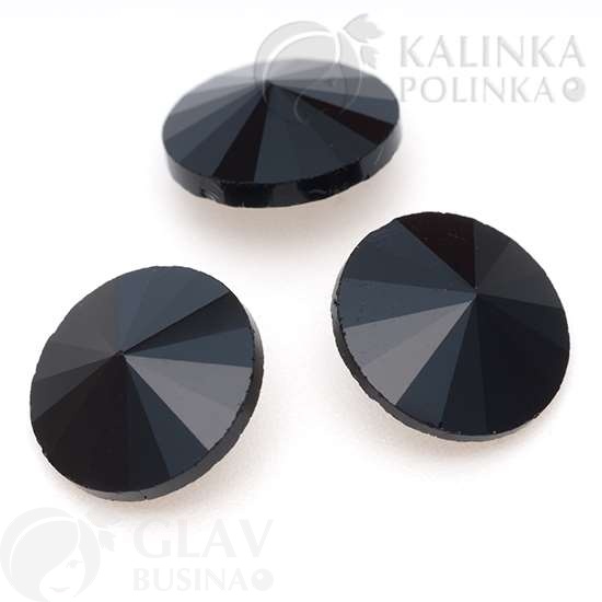 Риволи стеклянные черные, размер 14х8мм, набор из 4 штук - элегантные и стильные кристаллы для украшений. Идеально подходят для создания уникальных аксессуаров. Цена доступная, качество высокое.