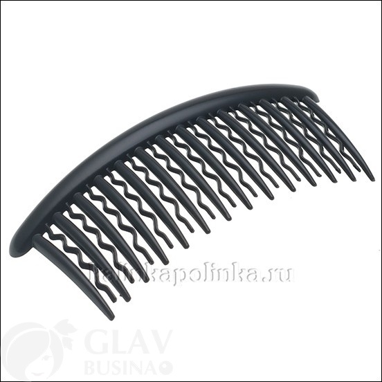 Пластиковый гребень черного цвета с 27 зубцами, размером 120х50мм. Компактный и практичный аксессуар для укладки волос. Надежный и функциональный выбор для создания причесок любой сложности.